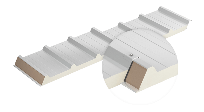 Profilacja płyt warstwowych dachowych